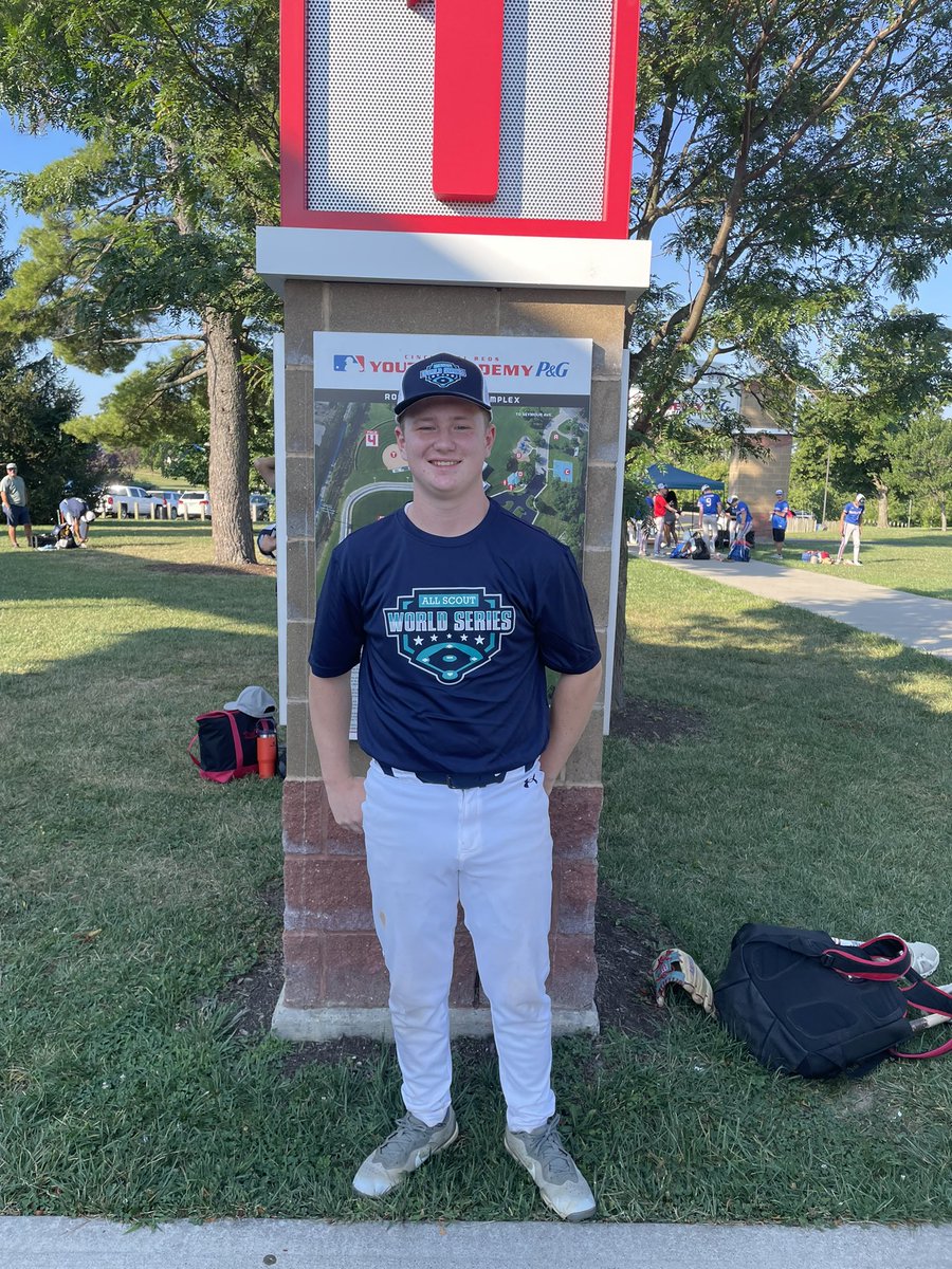 Our stud shortstop/pitcher, Alex Dickson, is proving himself at the All Scouts World Series
@Macotj <a href="/GOSHBaseball/">Coach Downey</a> <a href="/TopPreps/">TOP PREPS - SPORTS NEWS, VIDEOS & INTERVIEWS</a> 
<a href="/MVPROSPECTS/">Miami Valley Prospects</a> 
<a href="/D1ProScouts/">D1ProScouts</a> 
#cincysoxbaseball  #2027Grad