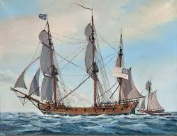 #OTD 🇺🇸 Aug 9, 1775: HMS Falcon chased 2 American schooners into Gloucester, MA. Locals fired from shore, forcing the British to retreat—losing both ships, 2 barges &amp; 35 men. American victory, powered by patriots. 💥🛶 #RevWar #OTD #Gloucester