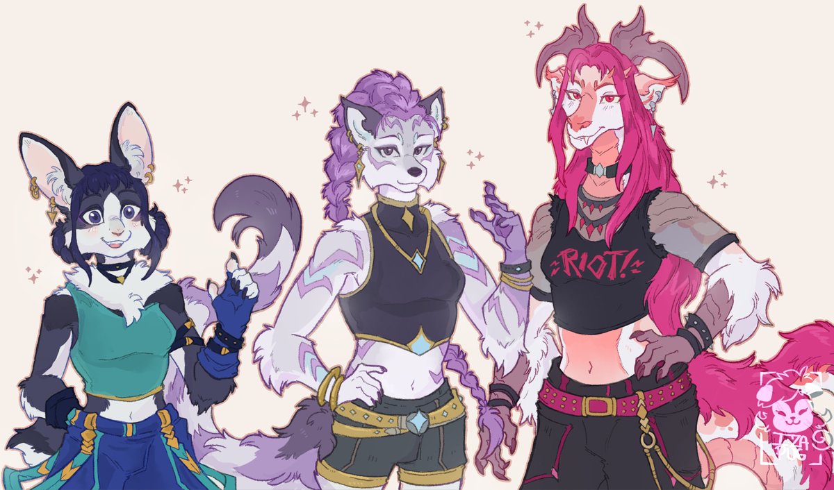 Huntr/x Furry Version
#KPOPDEMONHUNTERS #Polytrix #kpdh
