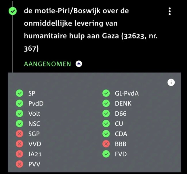 Laten we op 29 oktober niet vergeten wie humanitaire hulp aan Gaza weigerden.