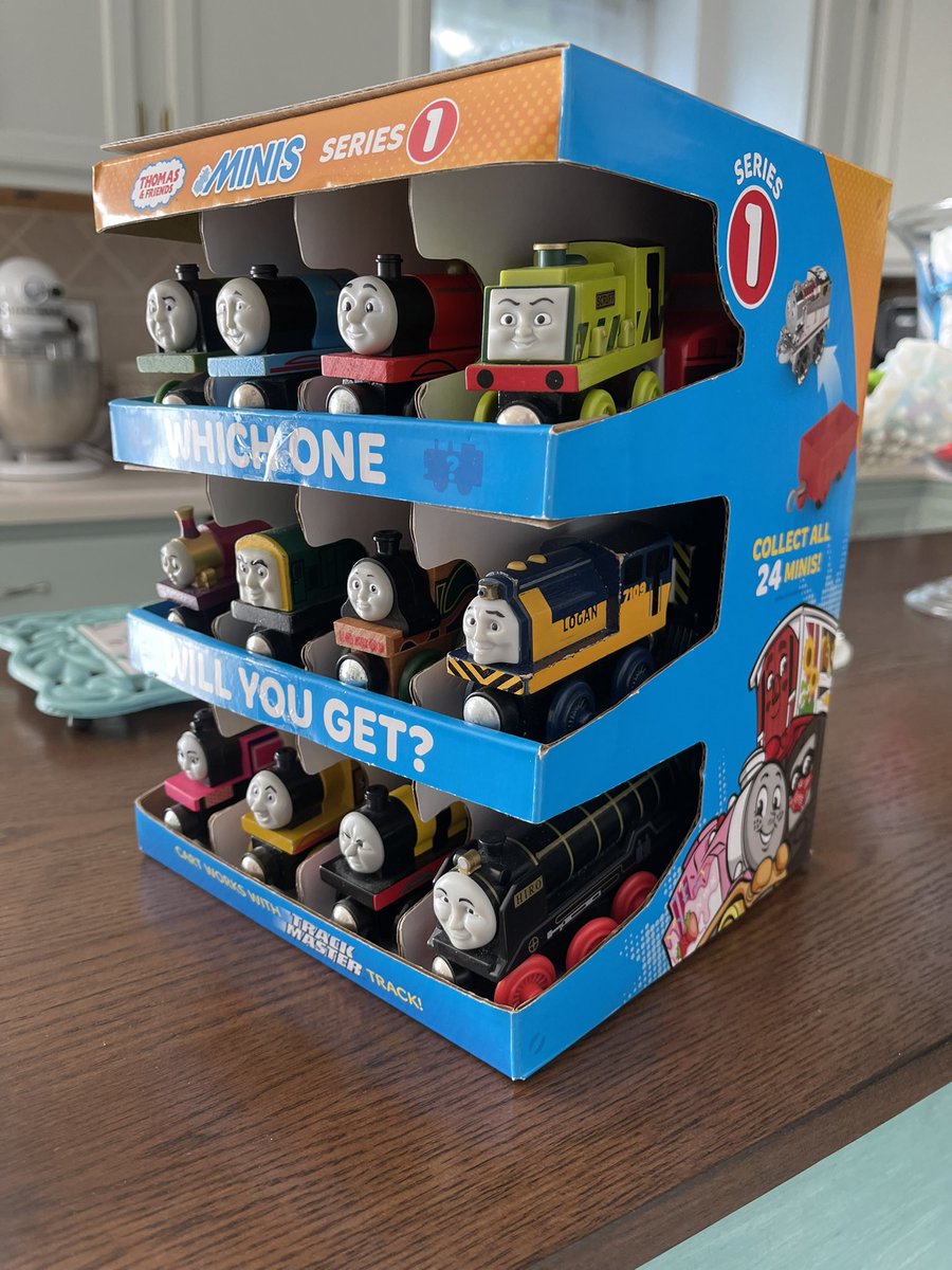 Top tier way to store your wooden railway trains