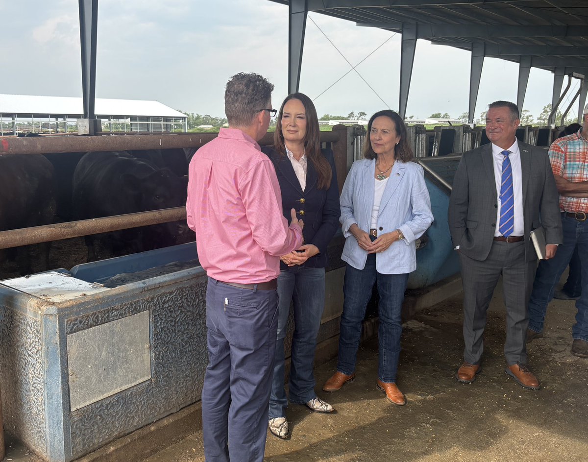 It’s no secret that Nebraska is the beef state and an ag producing powerhouse in the United States. I was pleased to show <a href="/SecRollins/">Secretary Brooke Rollins</a> our state’s #1 economy today during her visit!
 
We had a productive and robust roundtable discussion at <a href="/NebENREEC/">Univ of NE ENREEC</a> with <a href="/RepAdrianSmith/">Rep. Adrian Smith</a>,