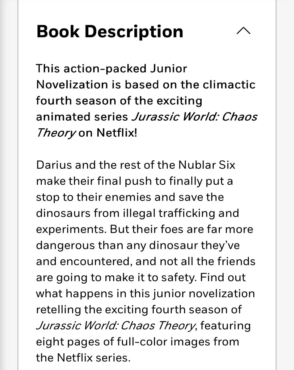 Volume 4 of Jurassic World Chaos Theory comes out January 6, 2026