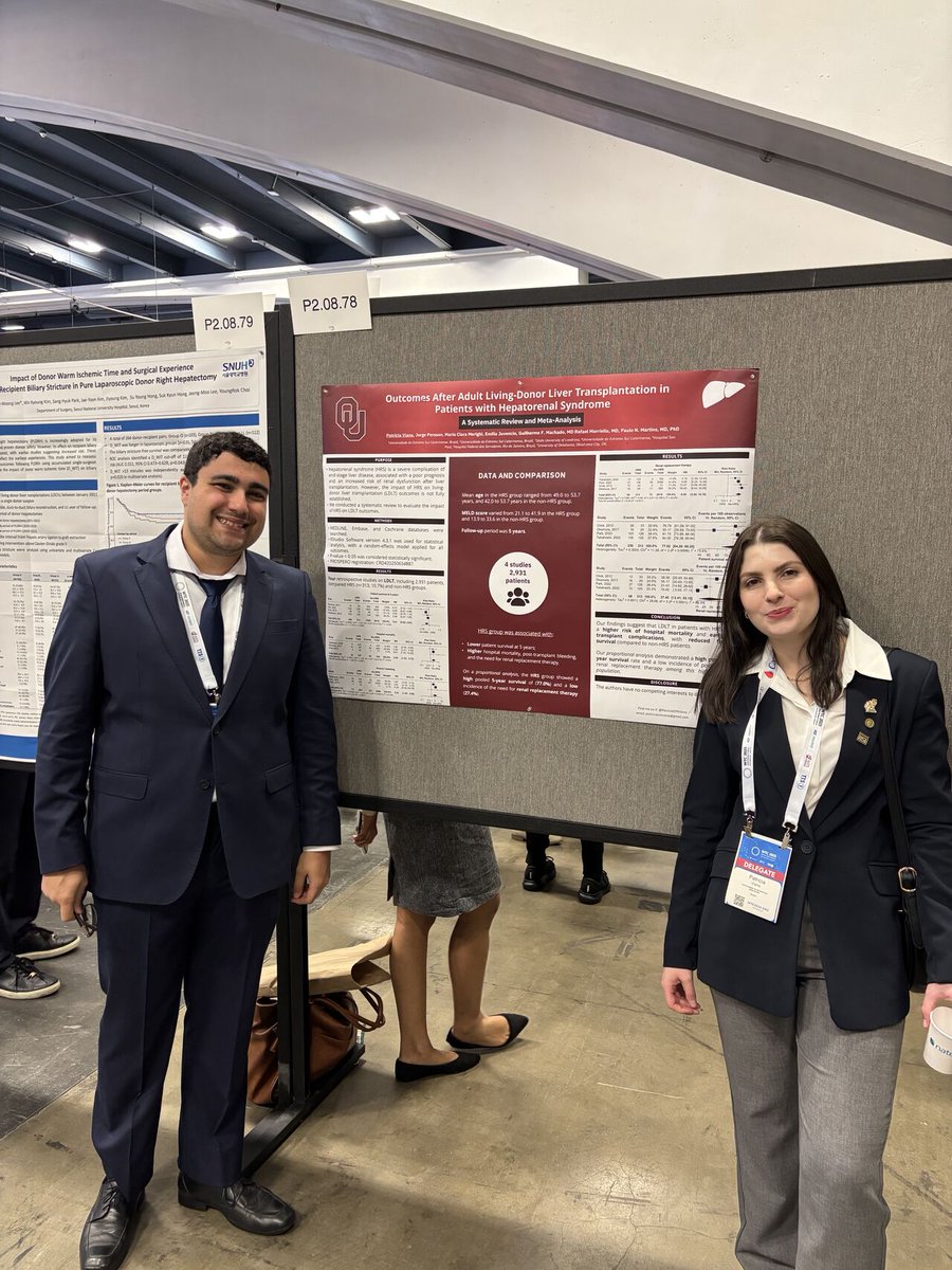 metaacademy_ofc's tweet image. This is what happens when two #MetaMasters join forces!
Patrícia Viana (@PatriciaCMViana), final-year medical student, and one of her mentors, Dr. Rafael Moriello (@RafaelMorriello), Experts program coordinator, presented two abstracts at the World Transplant Congress 2025 in…