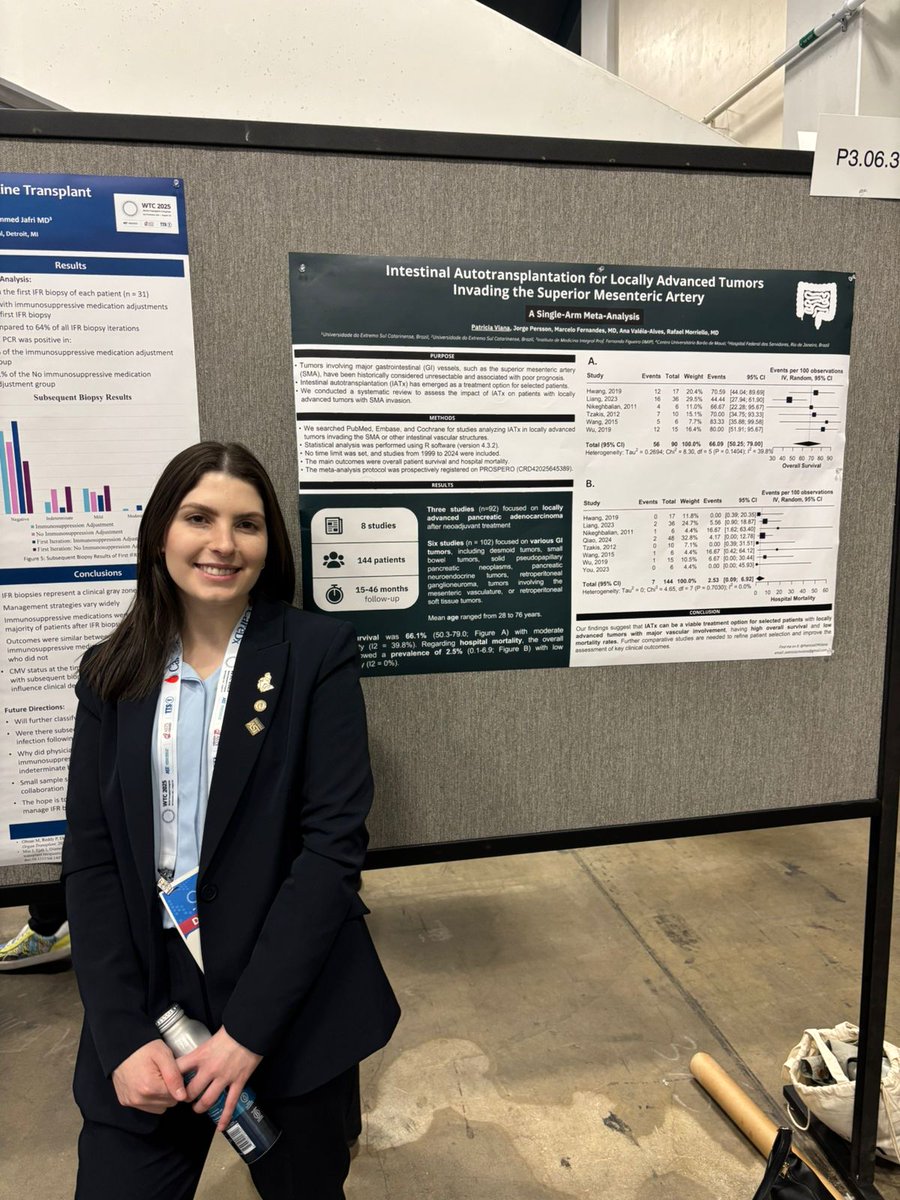 metaacademy_ofc's tweet image. This is what happens when two #MetaMasters join forces!
Patrícia Viana (@PatriciaCMViana), final-year medical student, and one of her mentors, Dr. Rafael Moriello (@RafaelMorriello), Experts program coordinator, presented two abstracts at the World Transplant Congress 2025 in…