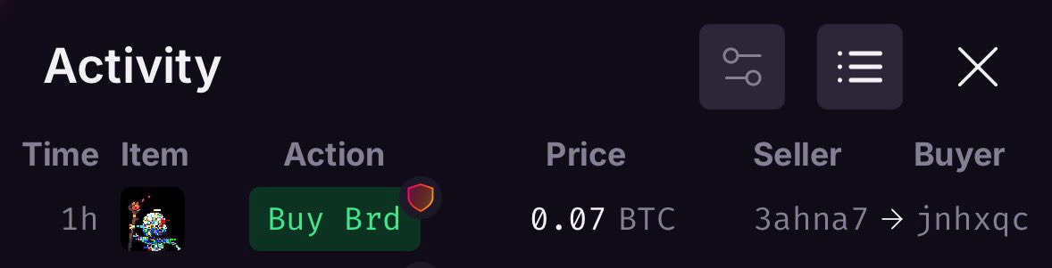 Leo (@goated) on Twitter photo Someone just bought this <a href="/TheWizardsOfOrd/">🧙🏽♂️ The Wizards of Ord ⚡️</a> for 0.07 BTC equivalent to $8163,67 USD.
That’s ~6.5x the floor, it‘s a „Glitch“ trait Wizard and there‘s only 11 of these in the collection.
My personal favorite 'lower' priced Ordinals collection founded by <a href="/lifofifo/">lifofifo ◉</a>.
◉ Someone just bought this <a href="/TheWizardsOfOrd/">🧙🏽♂️ The Wizards of Ord ⚡️</a> for 0.07 BTC equivalent to $8163,67 USD.
That’s ~6.5x the floor, it‘s a „Glitch“ trait Wizard and there‘s only 11 of these in the collection.
My personal favorite 'lower' priced Ordinals collection founded by <a href="/lifofifo/">lifofifo ◉</a>.
◉