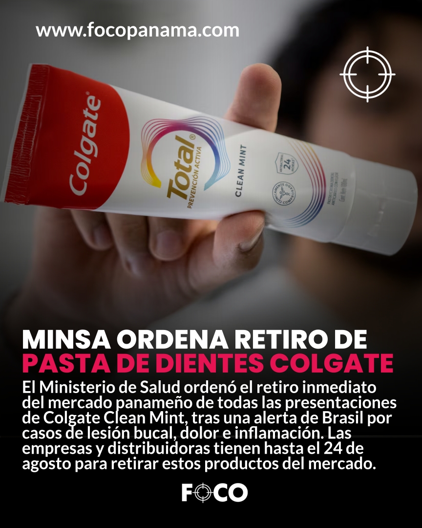 Minsa ordena retiro de pasta de dientes Colgate