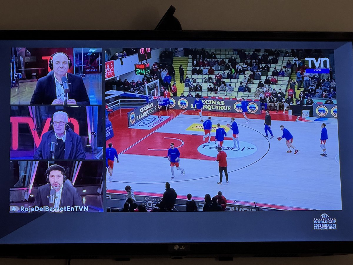 Bien <a href="/TVN/">TVN</a> por fin jugándosela por el deporte! Y que mejor que con el básquetbol 🏀. Una de las disciplinas estrellas del sur de Chile!  Vamos Chile #rojadelbasketentvn .  El 2027 podremos contar con un evento así en Arena Puerto Montt; estamos trabajando para ello