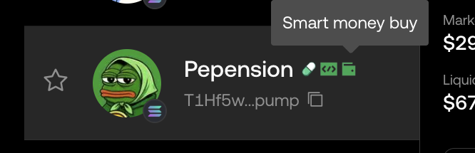 Whales and smart Money income in $PEPENSION

CA: T1Hf5w9772oCkp8cnhoSdKdfjsKieVGEnDuNJeEpump