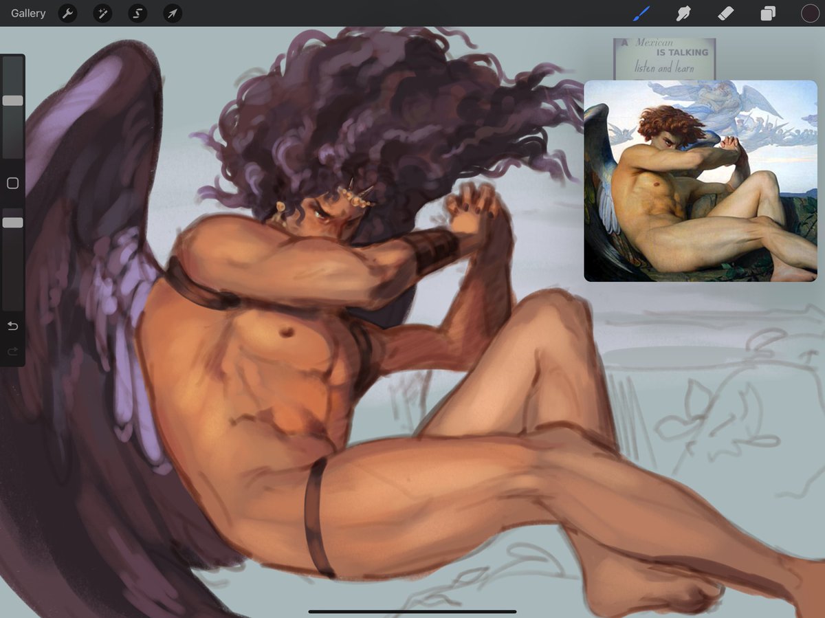 art is lowkey cheeks today so i just colored this to relax #jjba #kars