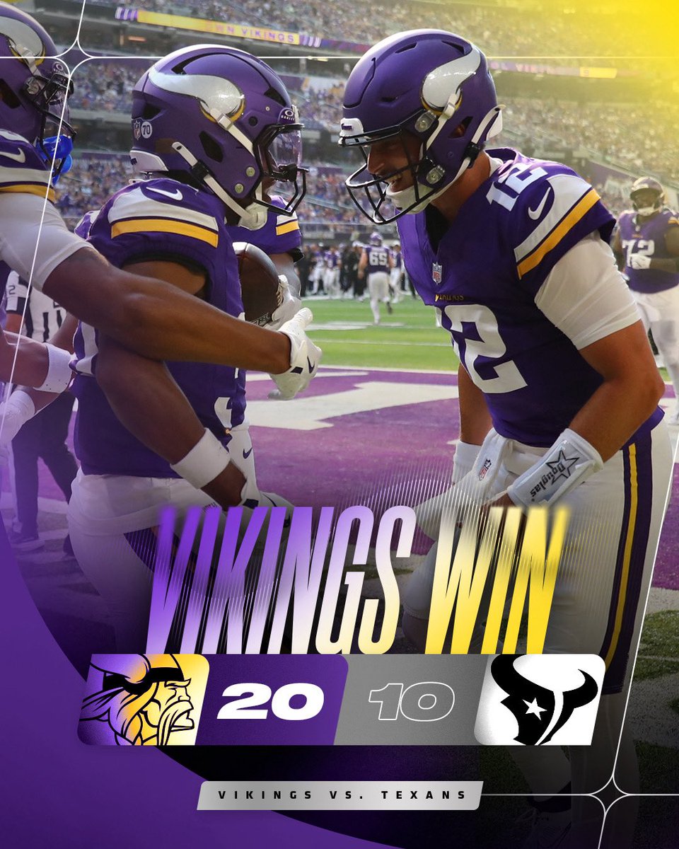 #Vikings WIN!!!