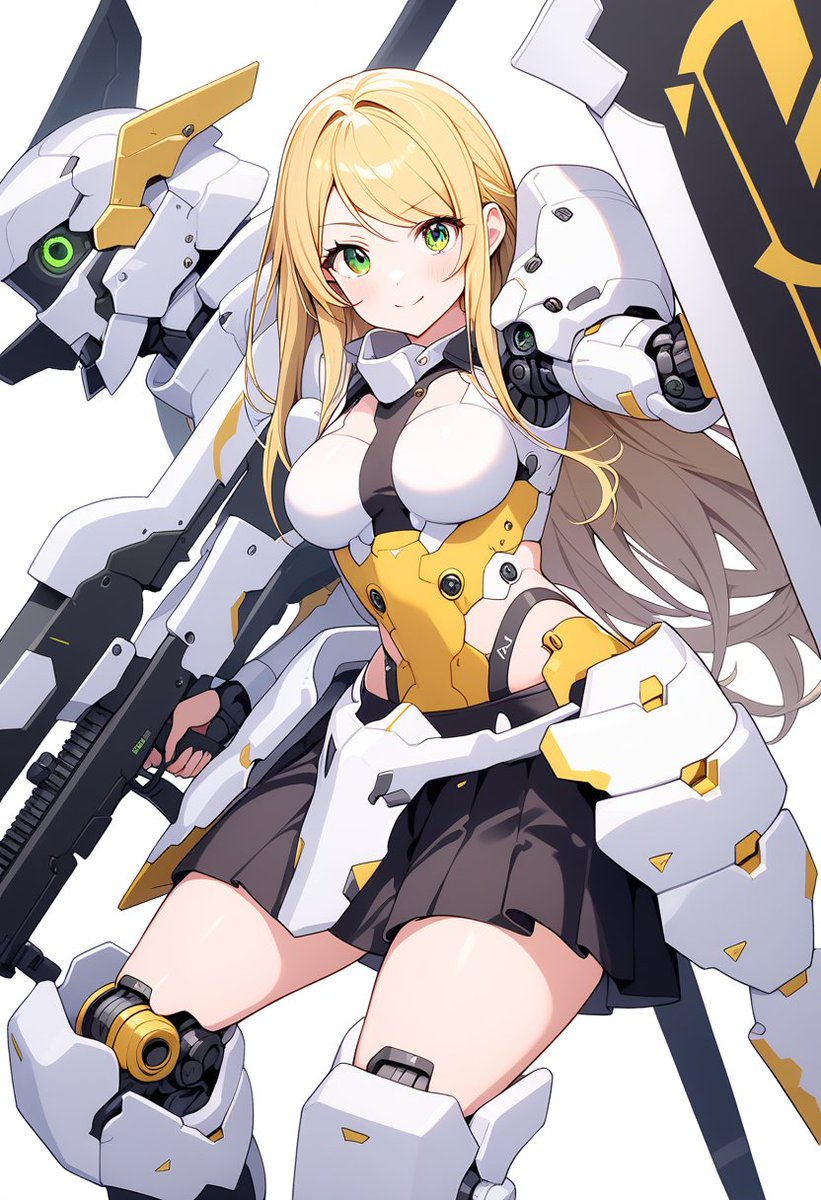 DaysAIで生成。

右肩が顔に見えるのはキノセイ。

スカートメカ娘教