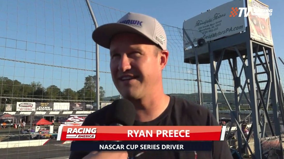 RacingAmerica's tweet image. 👀RYAN PREECE SPOTTED!

@RFKracing’s @RyanPreece_ is at Chemung Speedrome tonight, serving as the honorary starter for the @RoCModSeries race.

Make sure to tune in: racingamerica.tv/live/events/su…