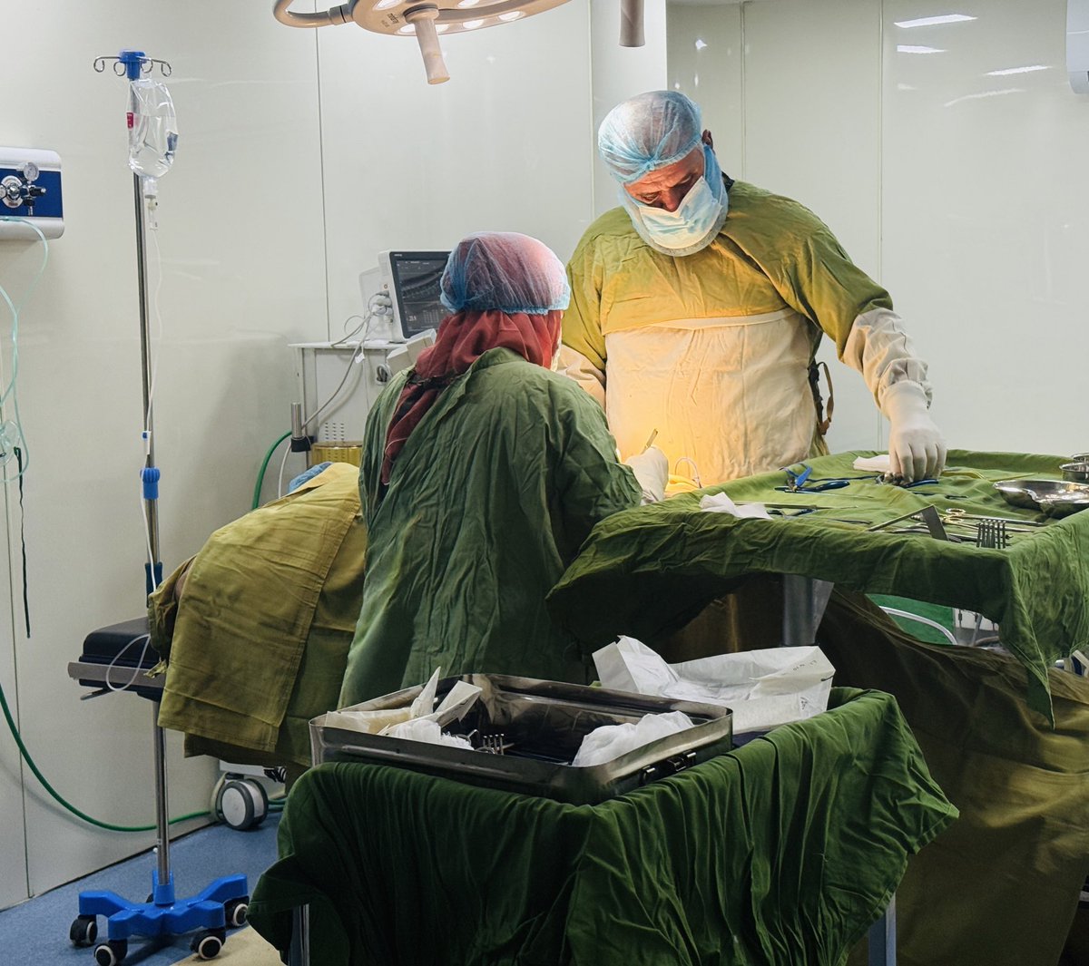 Operated three cases of Spinal Surgery today 
Kabul -Afghanistan