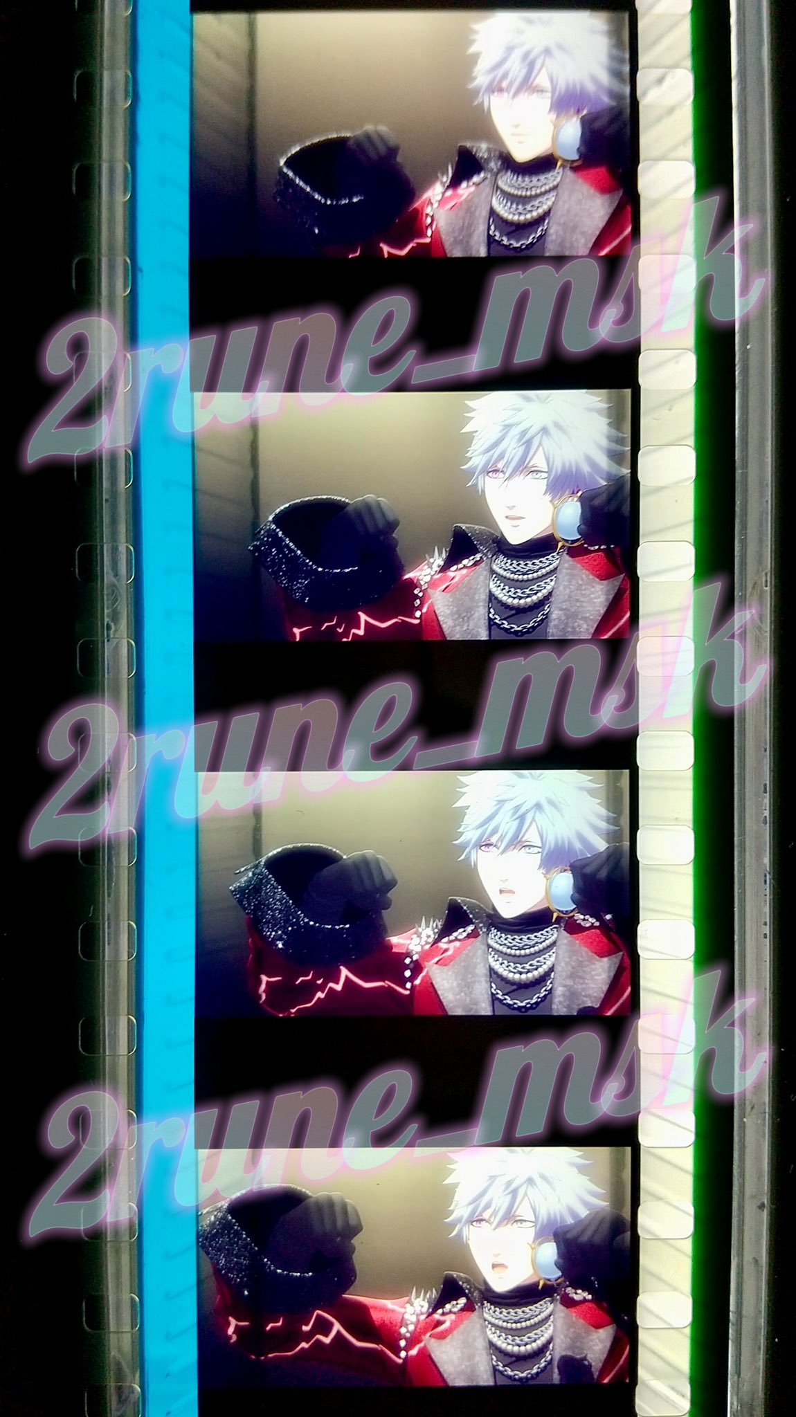 うたプリ タブナイ 特典 コマフィルム 藍 JINN-Ω-RAY ジンライ ア*)様 うたプリ タブナイ コマフィルム フィルム ジンライ 蘭丸