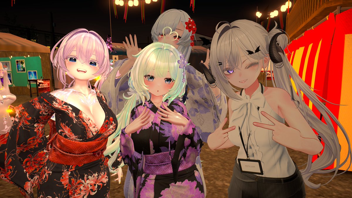 おはようございます☀🦇✨
昨日は #寝転ん盆踊り2025 に行ってきましたー！
浴衣？ﾅｲﾖ