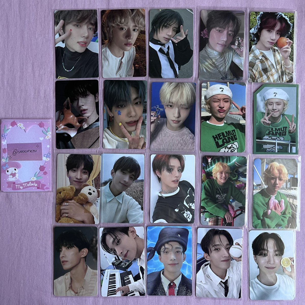 venda / vendo ⭒ set drop txt woodz e svt

• valor do set: 560 + frete
• venda apenas em set
• sensitive buyer = x
• fbs no insta <a href="/snoopkyu/">tori</a> 
• podem abrir ceg, é só me avisar &lt;3