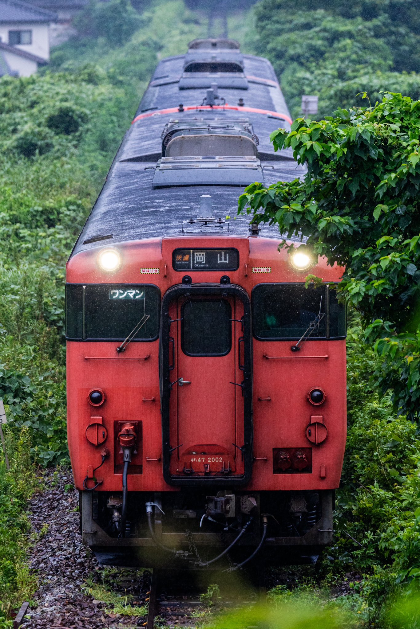 鉄道☆看板☆ひがしつやま 福知山線にて287系特急こうのとり 目撃情報から捉える事が出来