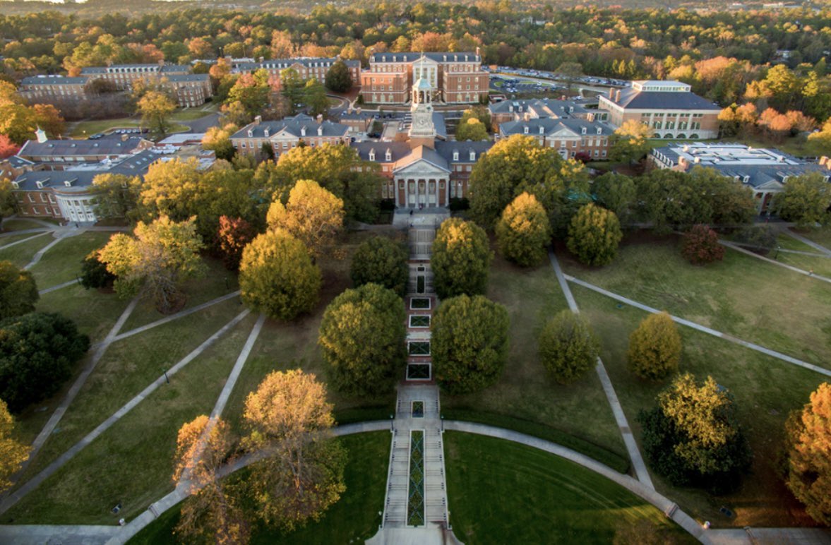 Actually, it’s <a href="/SamfordU/">Samford University</a>.
