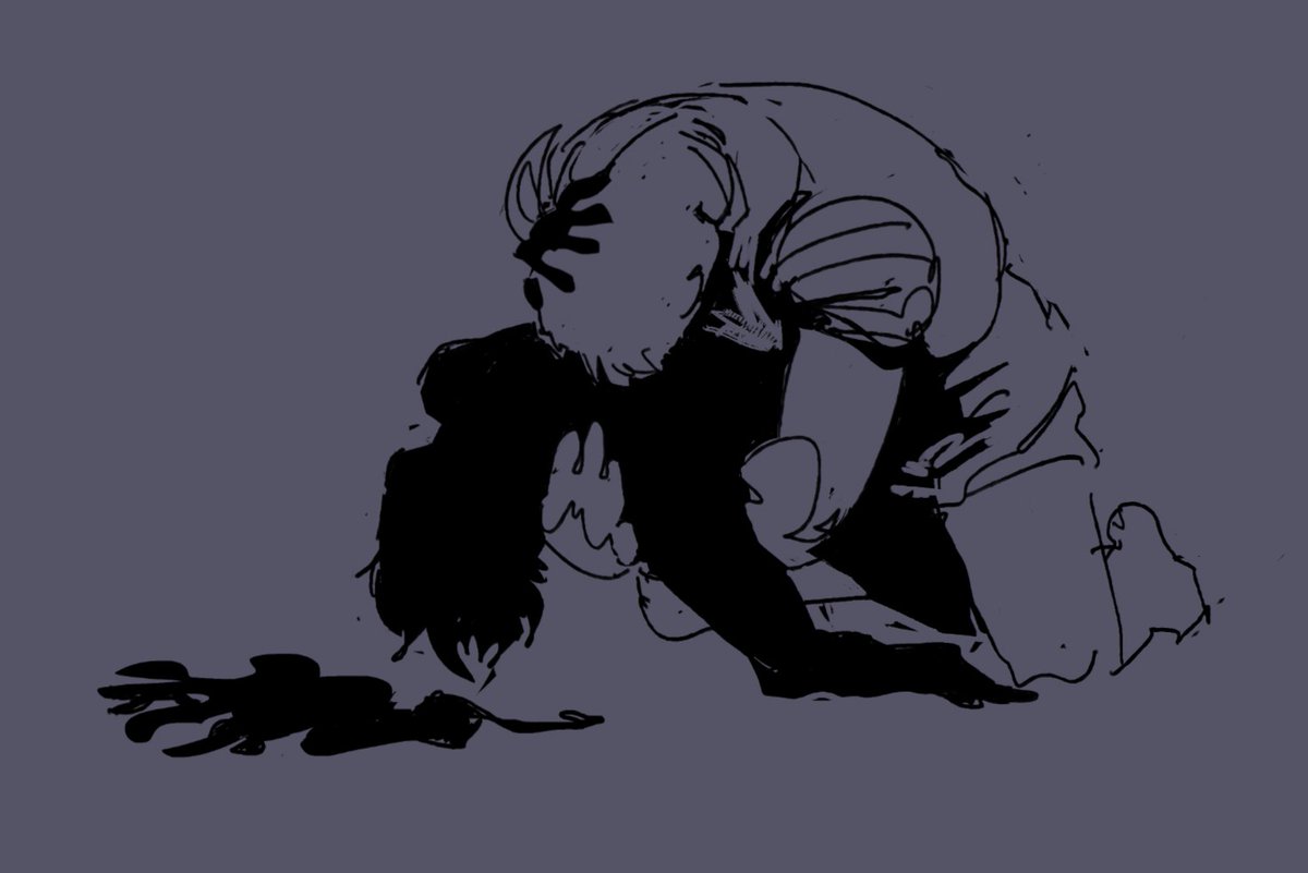 wanted to draw some fluff before bed; it did not go well