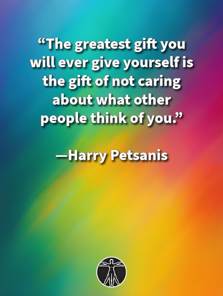 harrypetsanis's tweet image. “The greatest gift you will ever give yourself is the gift of not caring about what other people think of you.”

—Harry Petsanis

#SelfWorth
#LiveUnapologetically
#InnerFreedom
#ConfidenceFirst

“The Greatest Gift You Can Give Yourself” by Harry Petsanis

*If this resonates with…
