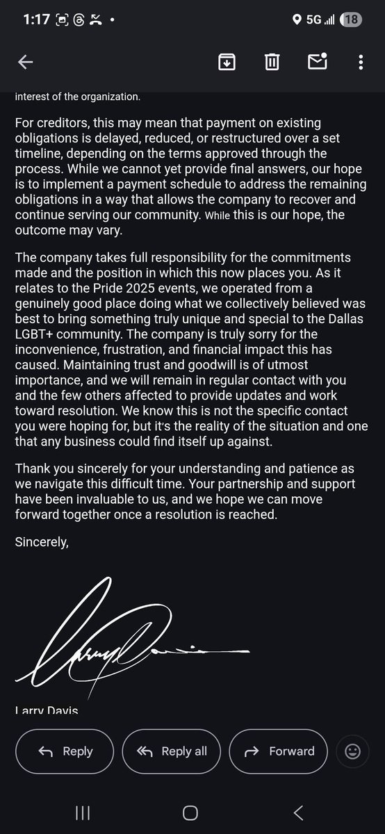 In today's Get Woke, Go Broke news, the guy behind Pride festivals in Texas is shutting down, leaving workers and vendors unpaid.

<a href="/libsoftiktok/">Libs of TikTok</a> <a href="/JackPosobiec/">Jack Poso 🇺🇸</a> <a href="/vileTexan/">✪ Evil Te𝕏an ✪</a> <a href="/Rightanglenews/">Right Angle News Network</a> <a href="/ExxAlerts/">E X X ➠A L E R T S</a> <a href="/Timcast/">Tim Pool</a>
