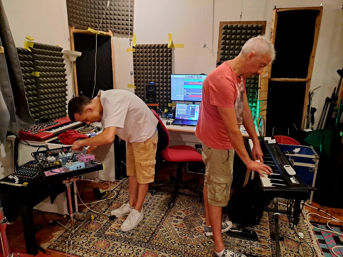 Creating in the studio.
<a href="/cobalto80th/">-COBALTO+ COBALTOband Official</a> 
#Chasebliss