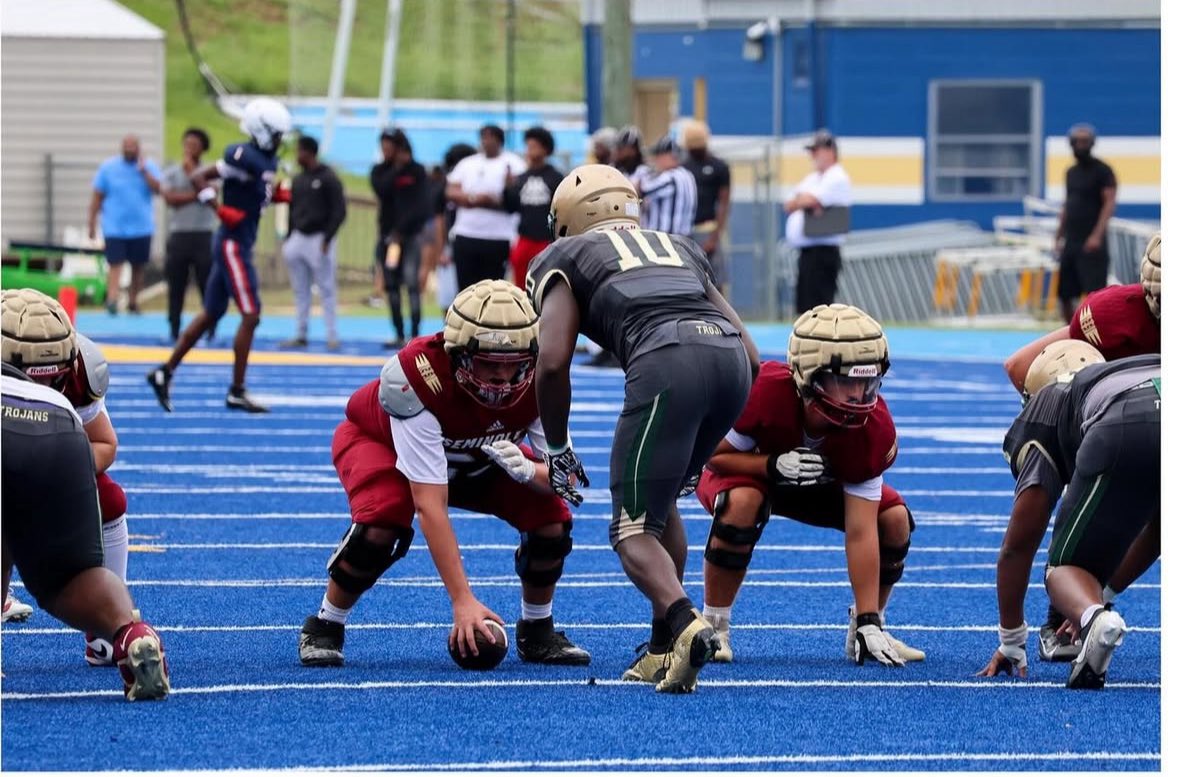 Nephew gone be a problem. Ima need at least 8 sacks this season. <a href="/CalebA015/">Caleb Anderson ✞</a> #3838 #trojanfootball #nflafootball