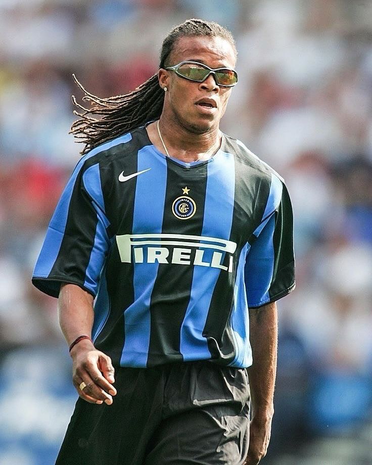 rogue's tweet image. Edgar Davids eyewear during football games