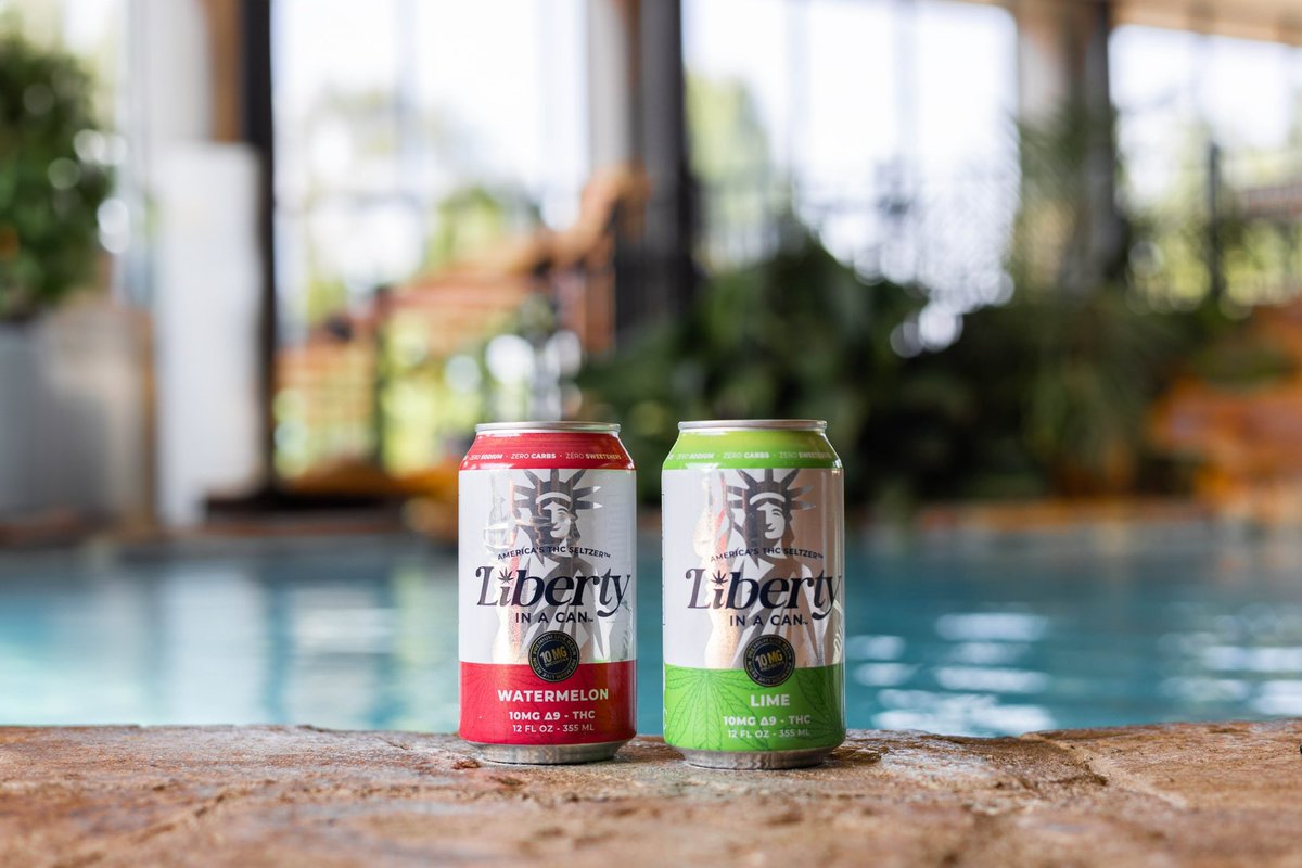 Turn up the chill this summer with Liberty In a Can™ 10mg 🌞🫧
Making sunny days brighter.

#DrinkLIC #LibertyInACan #Summer #pool #fyp