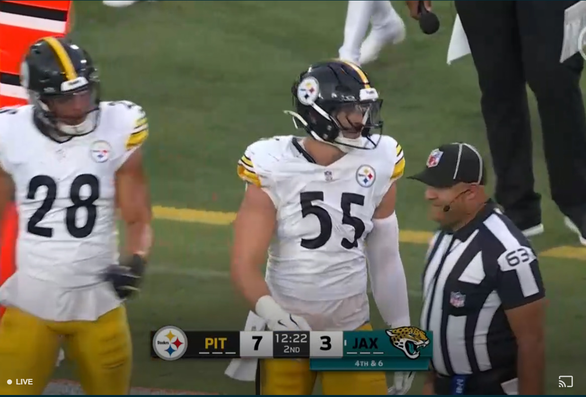 Steelers Black and Gold Nation - NFL Draft Szn (@b_gnation1) on Twitter photo #Steelers LB Cole Holcomb with a nice play on 3rd down. #HereWeGo #Steelers LB Cole Holcomb with a nice play on 3rd down. #HereWeGo