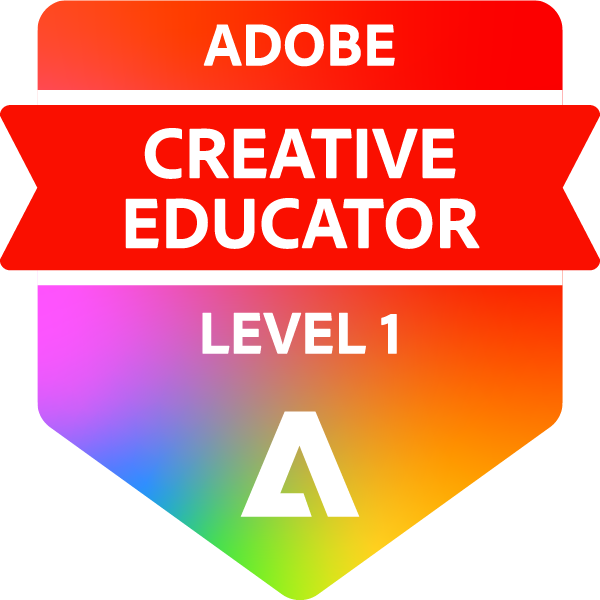 Jordan Cambron 🛻#GAETC24🛻 (@jcambron3) on Twitter photo Just completed the <a href="/AdobeExpress/">Adobe Express</a> Creative Educator Level 1 Certification Course. Ready to take on Level 2 Just completed the <a href="/AdobeExpress/">Adobe Express</a> Creative Educator Level 1 Certification Course. Ready to take on Level 2