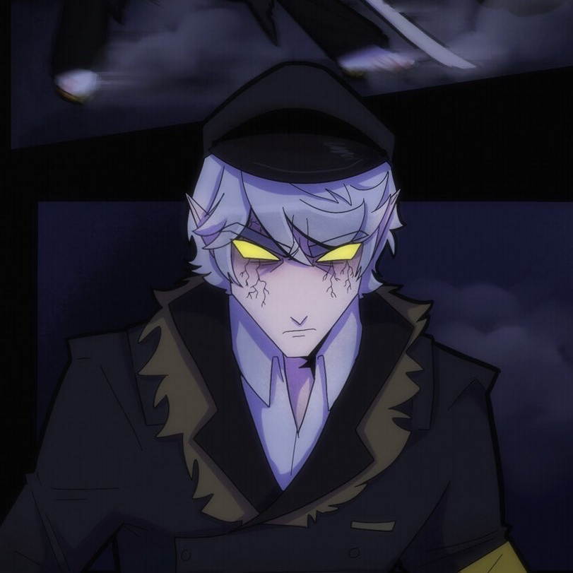 Lokeefe9's tweet image. I’m glad I’m not the only one who thought of this.

Just A goth Girl,Her Hot Vampire Boyfriend and Her Sick as Hell Railgun. 

Unironically Canon.

#Angelfangs
#MDvampireAU