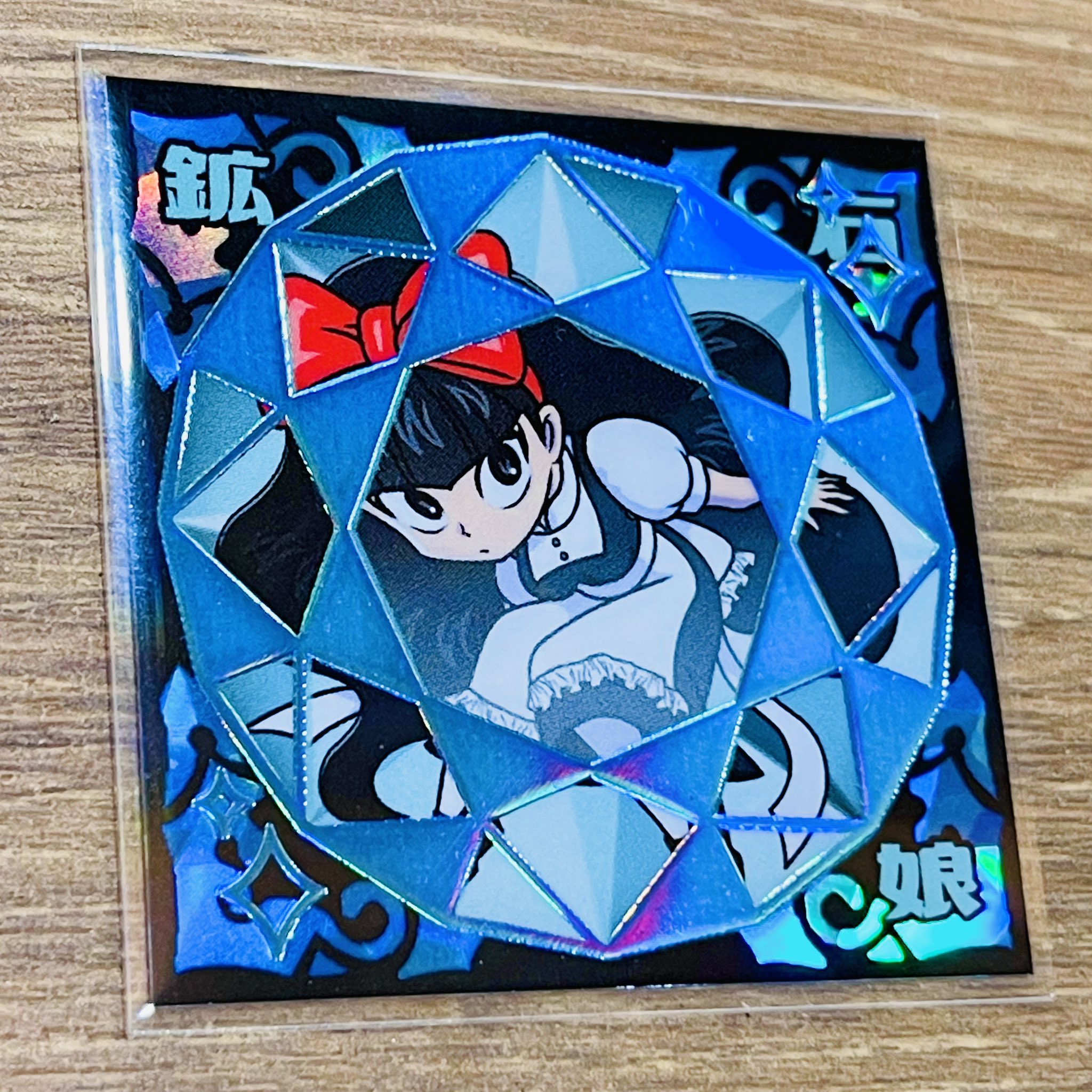【ポケファス】アクリル画_CAさんでライン引き pokefasu ポケファス ポストカード 「CAさんでライン引き