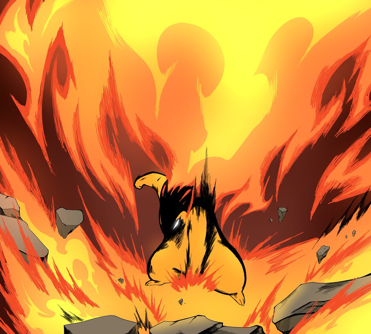 TYPHLOSION'S FIRE PUNCH 💥
#バクフーンの日