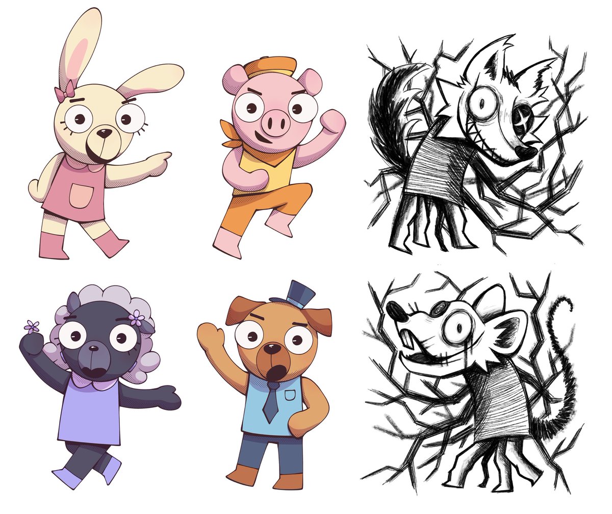 here are the drawings that i made for the chapter! :D