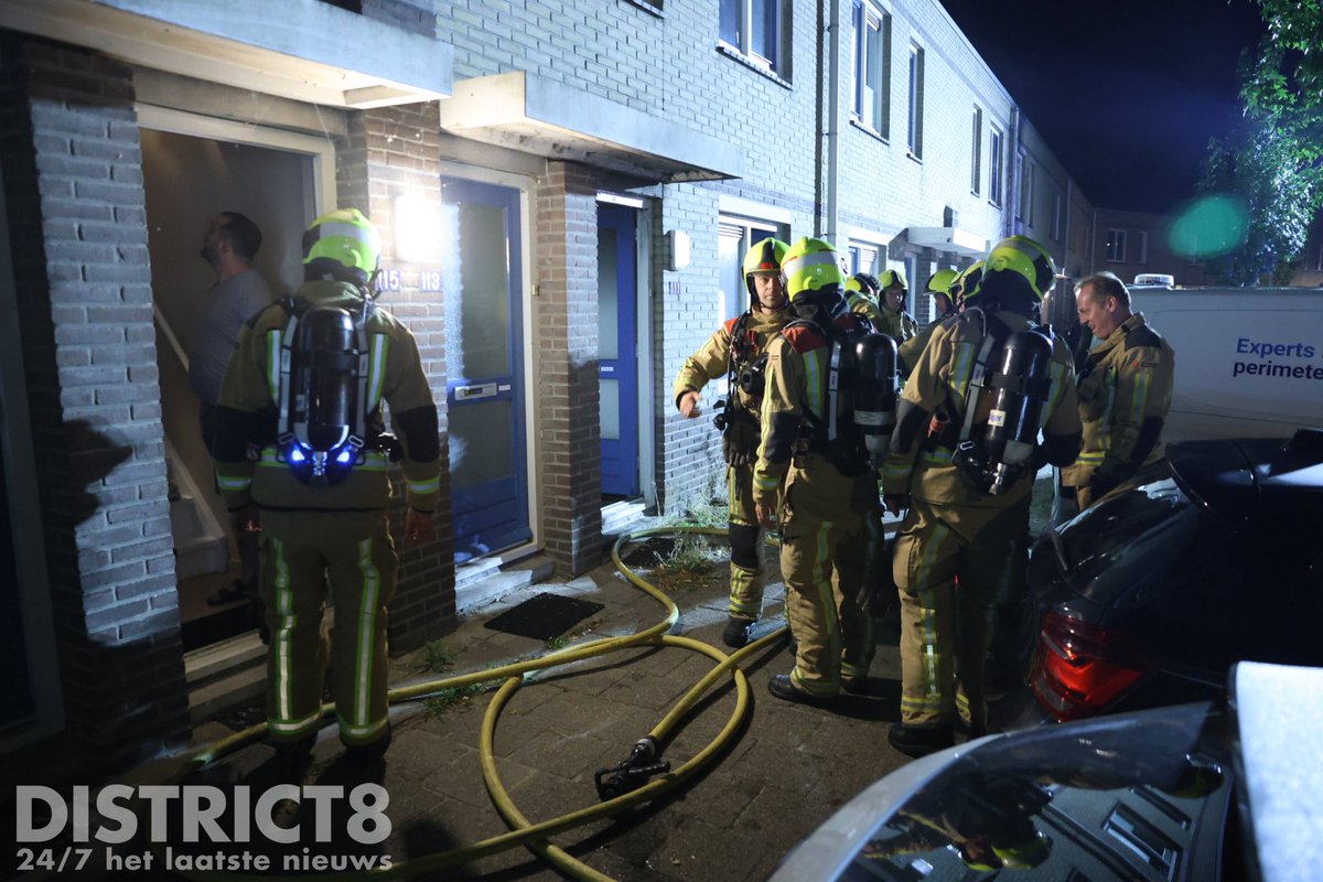 Vrouw gewond bij brand in woning aan de Nervilijn, Zoetermeer