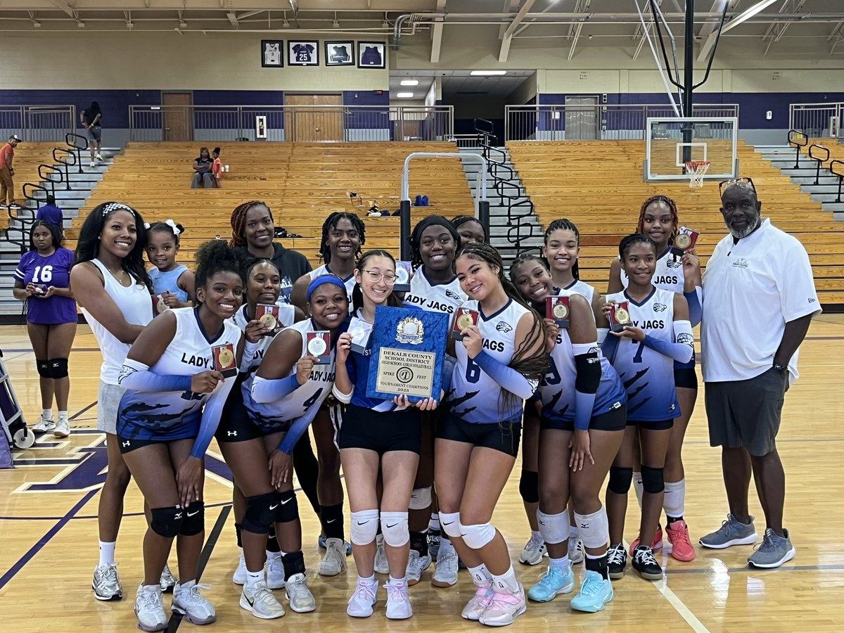 Stephenson defeats defending champ Miller Grove for first Spikefest title for the Jaguars.