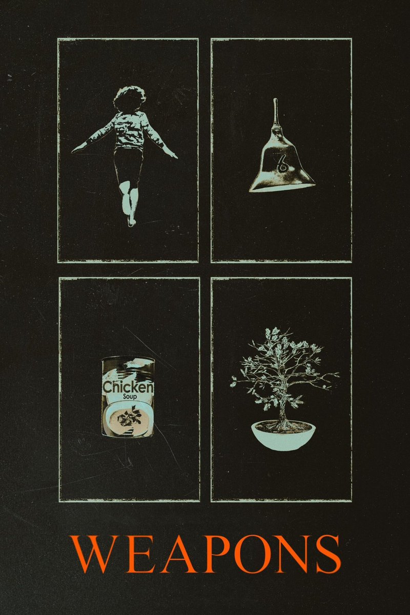 Disfruté muchísimo Weapons. Es increíble como la película logra balancear un tono tan oscuro y macabro con un humor que casi raya en lo caricaturesco. La historia de Alex se sintió como ver un episodio de Coraje, El Perro Cobarde (cosa que me encantó).