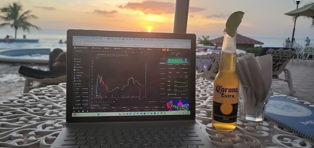 SPUDTheAlien's tweet image. Sent in from a Current Spud Holder they said the view is superb! $SPUD #SPUD