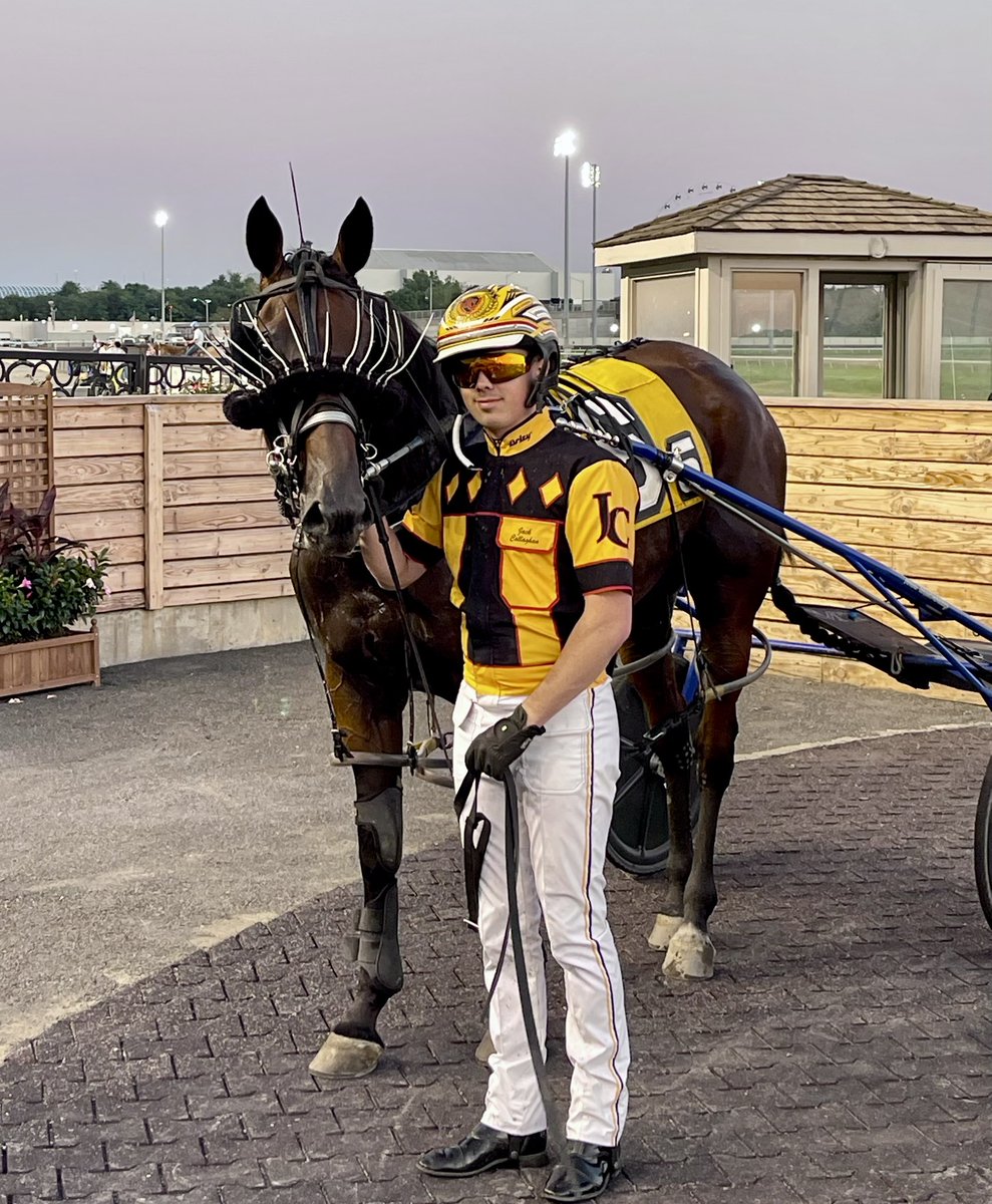 Congrats to Jack Callaghan on his first win in the U.S. 
<a href="/TheMeadowlands/">Meadowlands Racing</a>