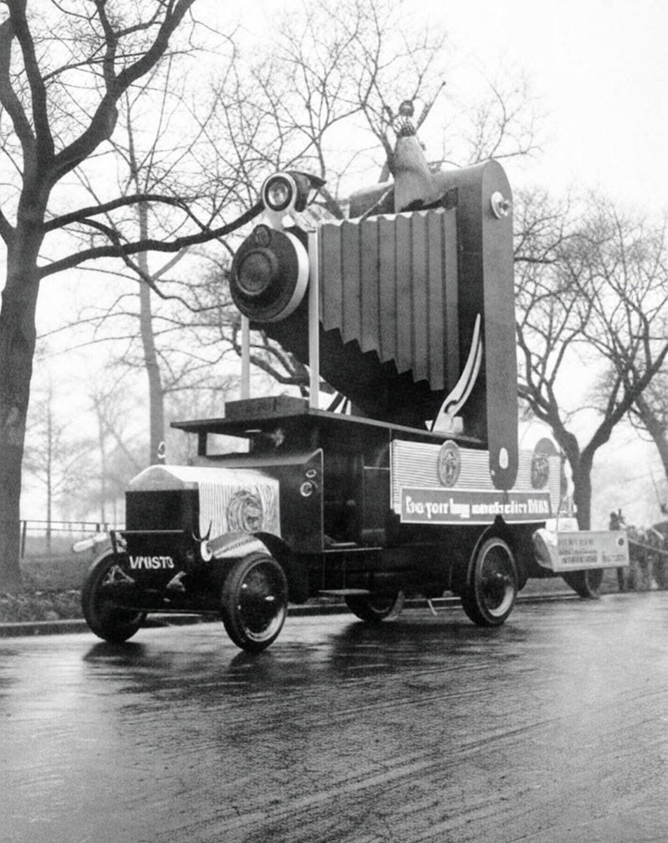 Kodak advertising truck, 1912.