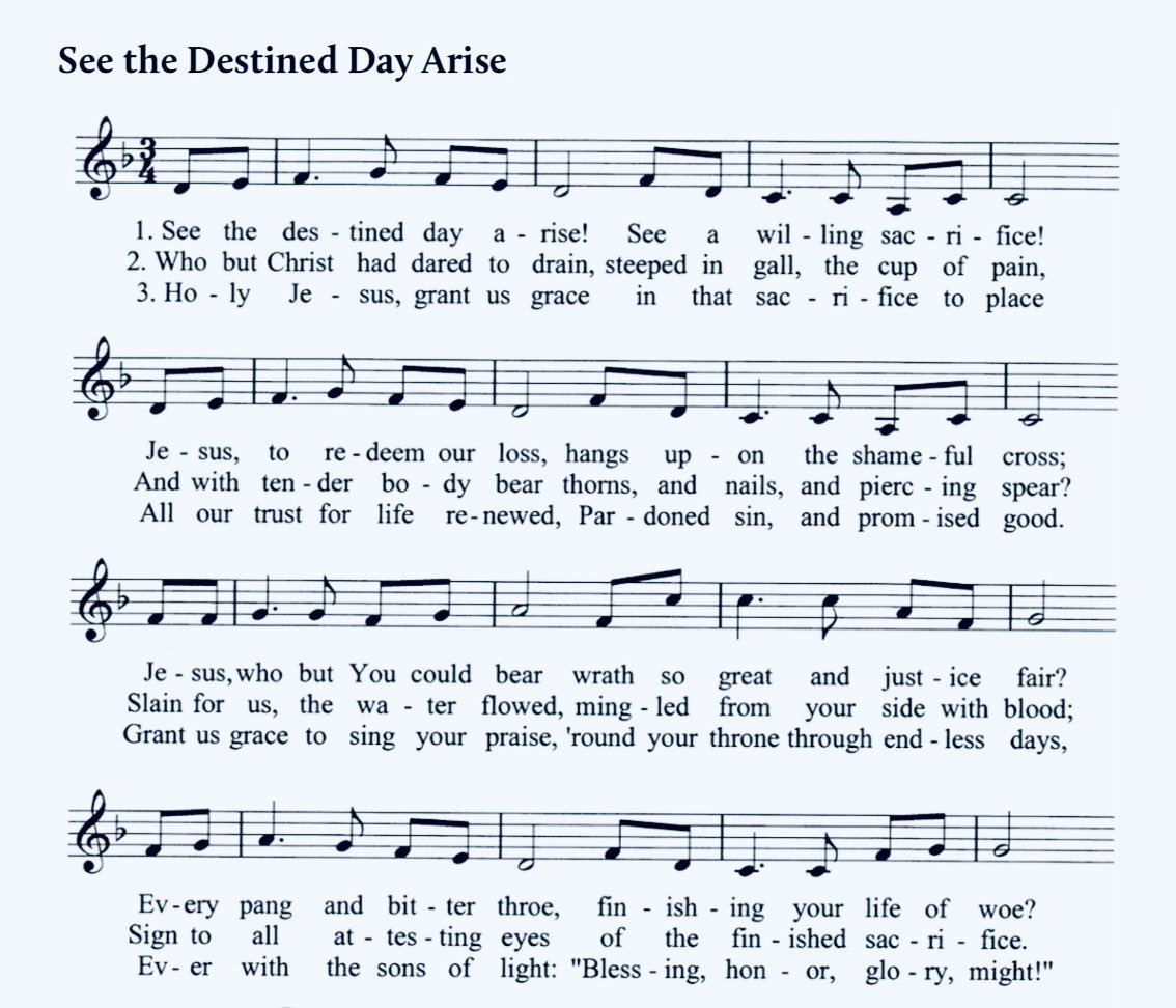 Matt Smethurst (@mattsmethurst) on Twitter photo Excited to sing this with <a href="/RCBCRichmond/">River City Baptist Church</a>.
If you think penal substitutionary atonement is a modern invention, Venantius Fortunatus (AD 530–607) would beg to differ. These words predate the Reformation by a *thousand* years. And most significantly, they are thoroughly biblical. Excited to sing this with <a href="/RCBCRichmond/">River City Baptist Church</a>.
If you think penal substitutionary atonement is a modern invention, Venantius Fortunatus (AD 530–607) would beg to differ. These words predate the Reformation by a *thousand* years. And most significantly, they are thoroughly biblical.