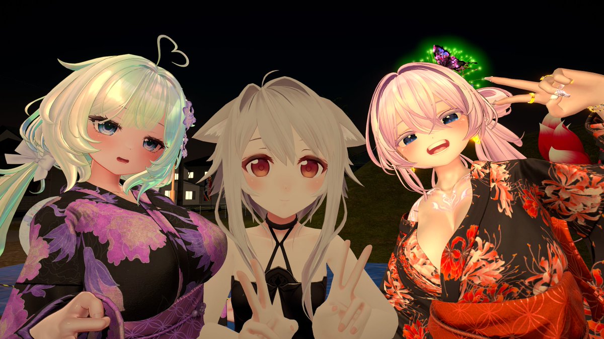 昨夜の #寝転ん盆踊り2025 にて！
#みすらぶ さんのインスタンスで踊ってましたー✨