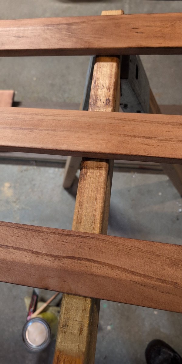 DIY tip: home improvement companies don't want you to know your RFP doesn't have to include 40$/ft for wood - you can take a 10$ bucket of stain and a shitty 8'/5$ pine board and make it look as nice as you want.