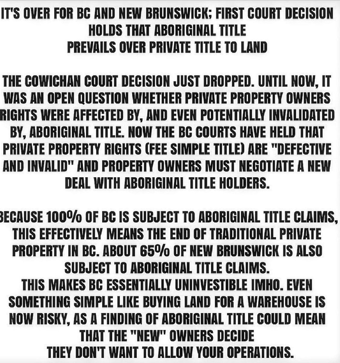 AndrewHigsdrew's tweet image. #Canada #PrivateProperty #Tryanny #socialism #Communism #Facism