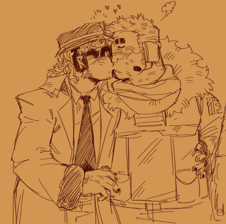 Just something going on with that gambler and ex-military man. You gotta understand #toughluck #forsakenfanart
