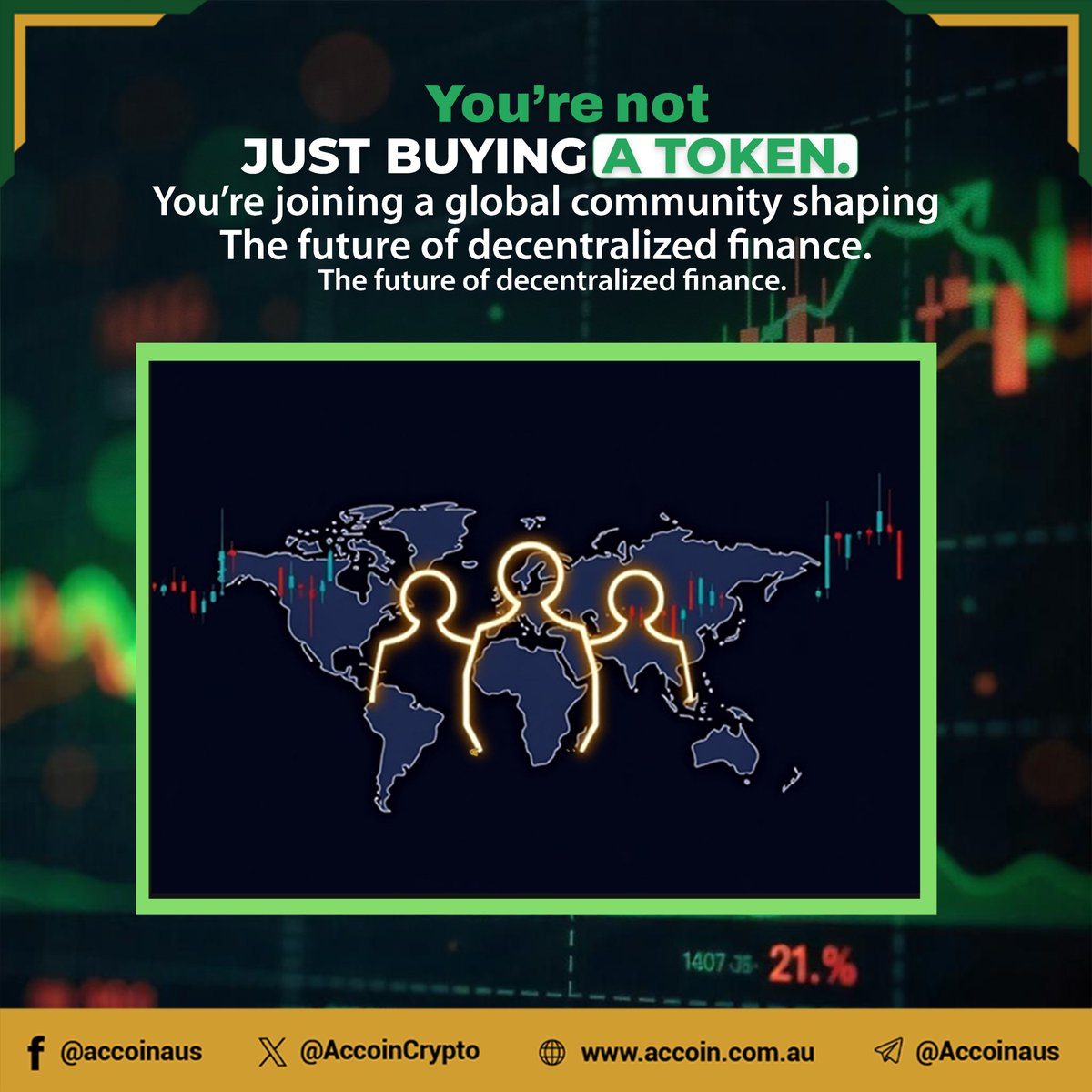 💠ACCG isn’t just a token — it’s a gateway to the future.

Join a global network shaping real-world change through decentralized finance.

🚀Be part of the next financial revolution.

Trade Now👇
koinpark.com/trade/ACCG-USDT

#ACCG #AFLPowerFreo #insiders #AFLLionsSwans #Alaska #BTC