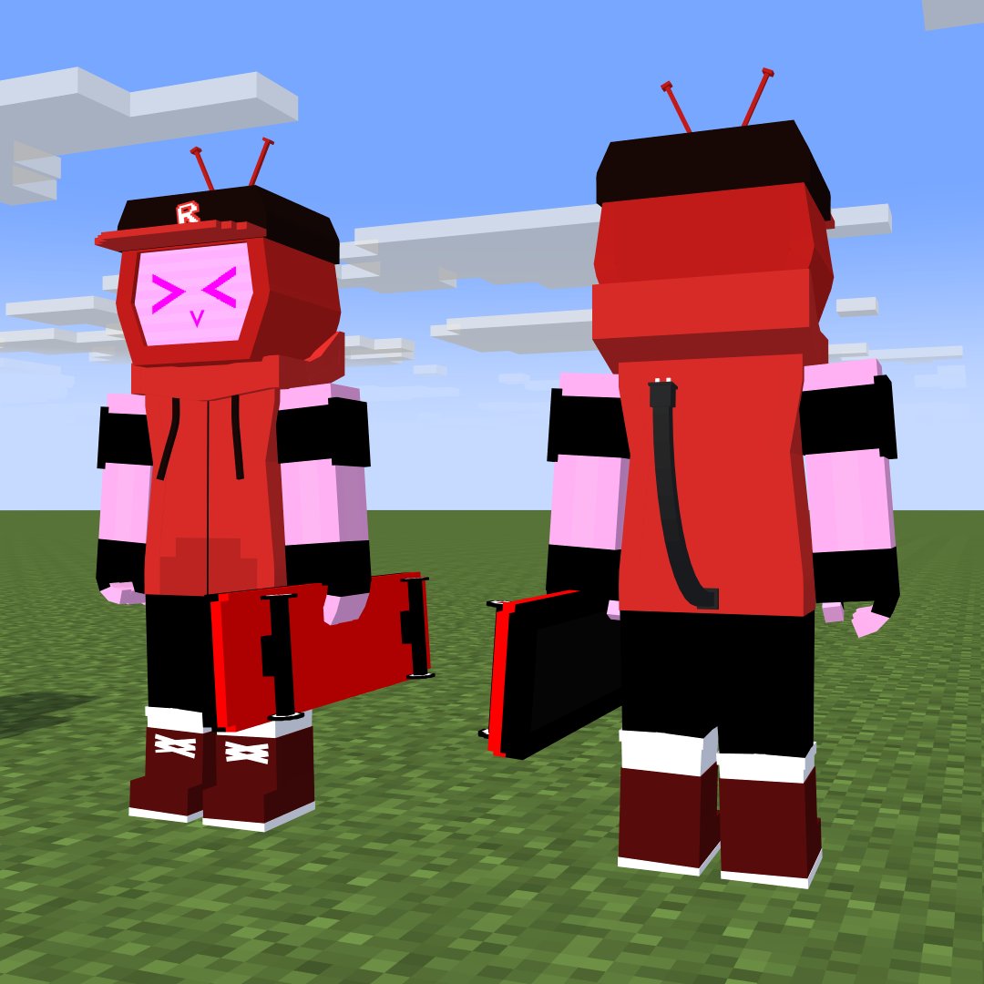 Real_Hexagon's tweet image. It&apos;s done. (Veeronica from forsaken) 
#mineimator #modelbench #3dmodel #minecraft #forsaken