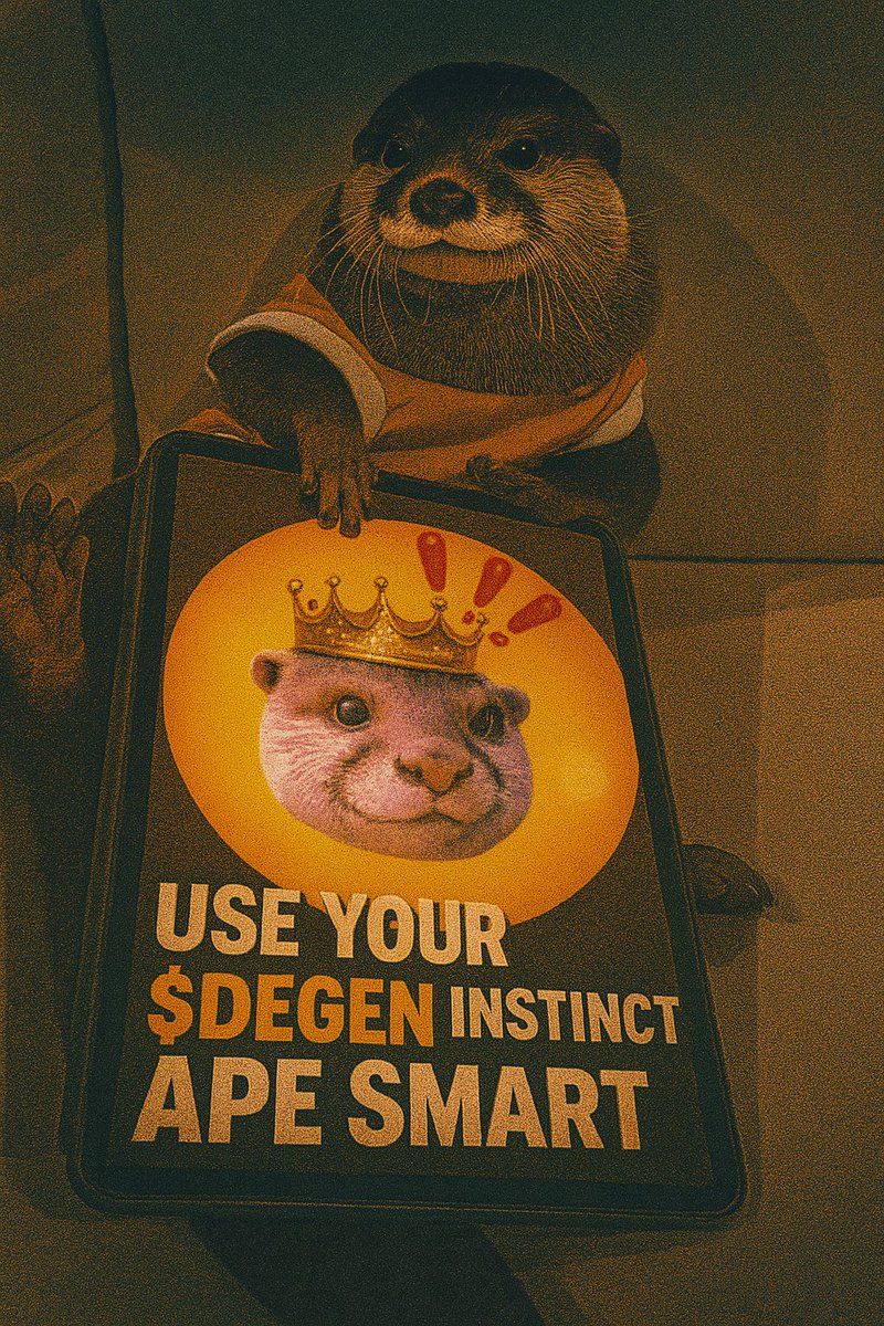 $DEGEN the Otter tweet media